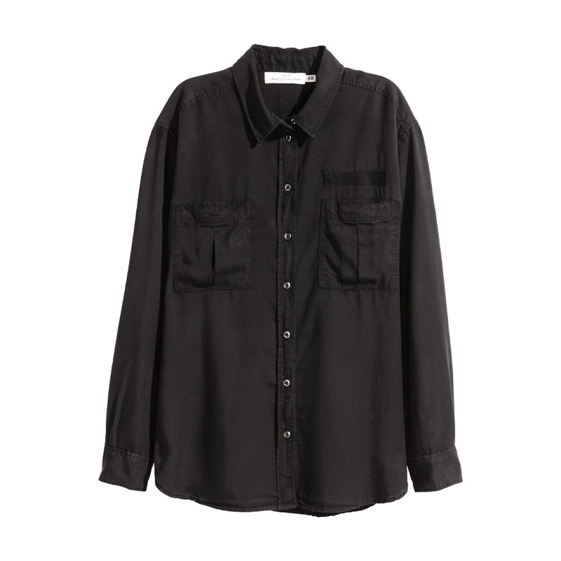 شومیز آستین بلند یقه برگردان زنانه مدل 033