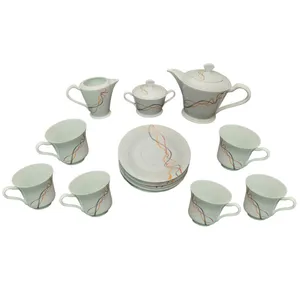 سرویس چای خوری 17 پارچه رویال طرح کلاسیک