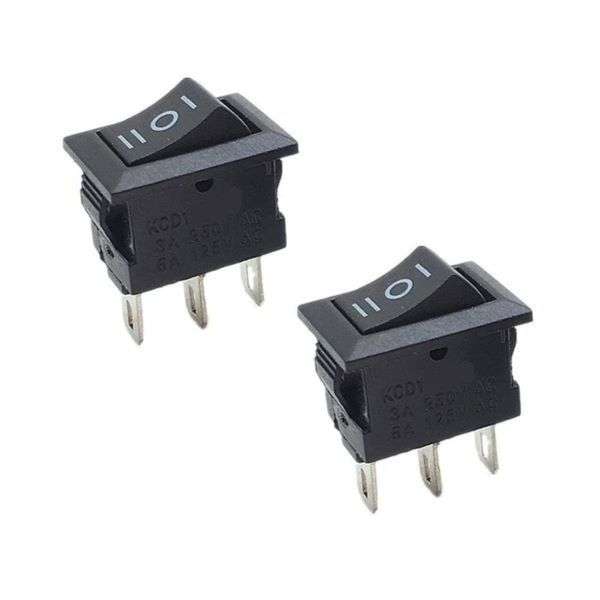 کلید راکر 3 پایه مدل 3PIN-KCD1 بسته 2 عددی