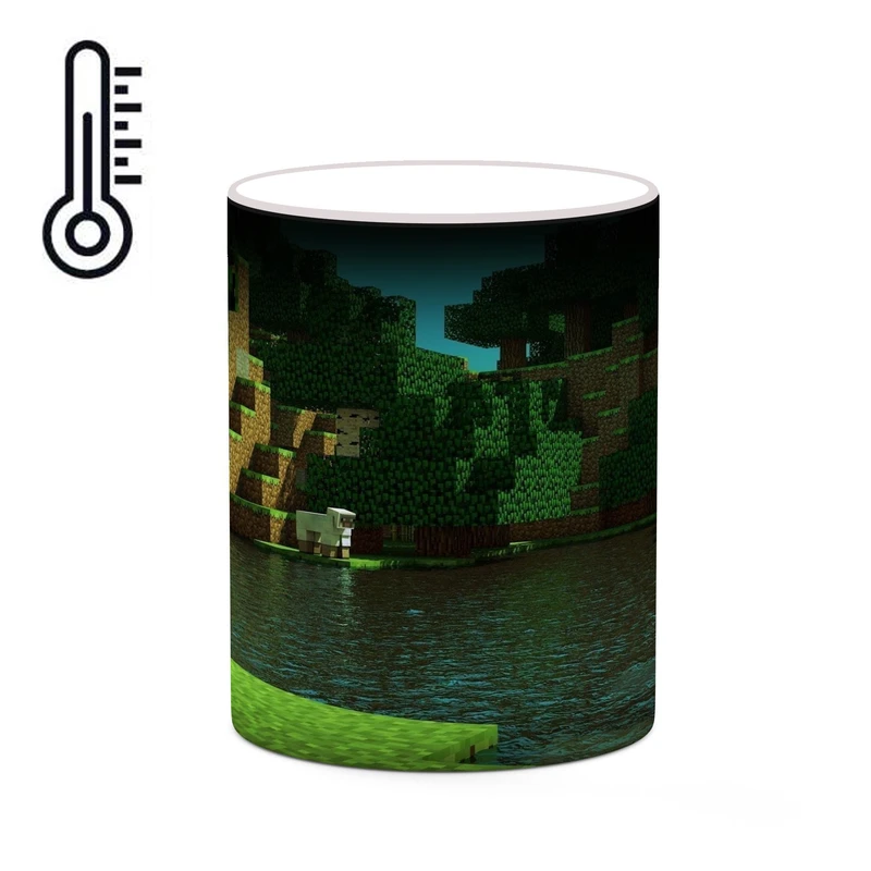 ماگ حرارتی کاکتی طرح ماینکرافت minecraft مدل mgh41532