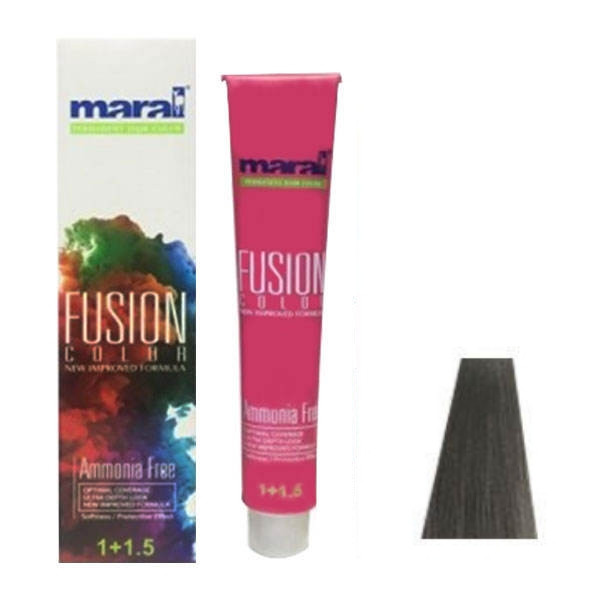 رنگ مو مارال مدل Fusion شماره 4.110 حجم 100 میلی لیتر رنگ خاکستری مات