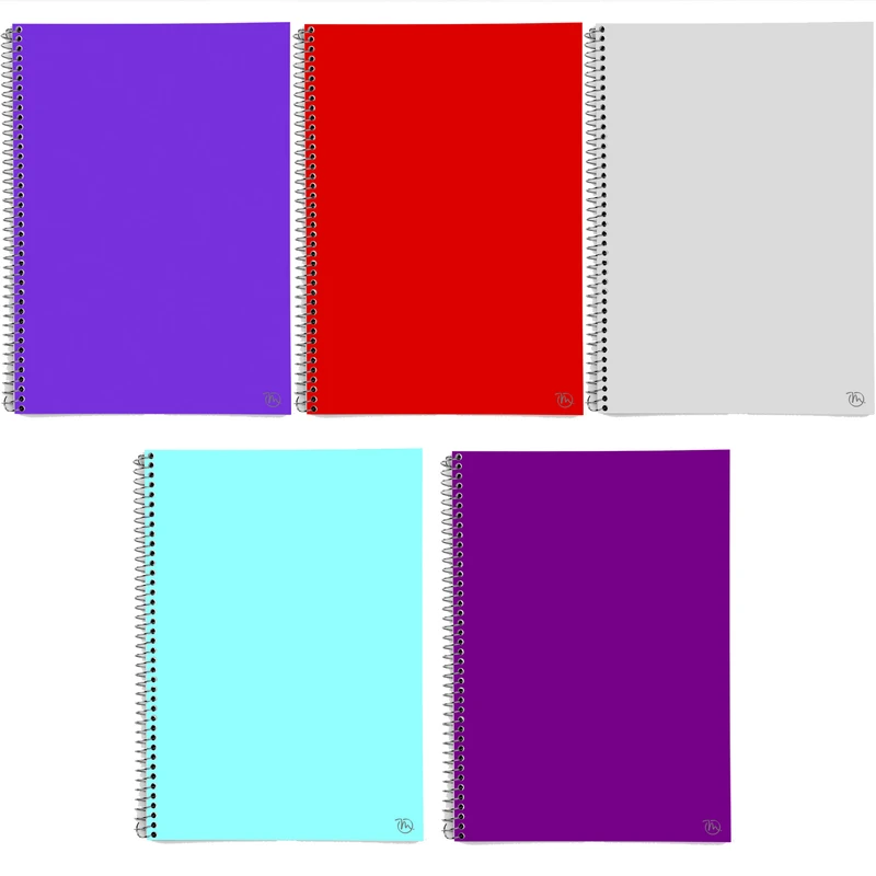 دفتر مشق 50 برگ مدوپد طرح ساده کد BD10132 مجموعه 5 عددی