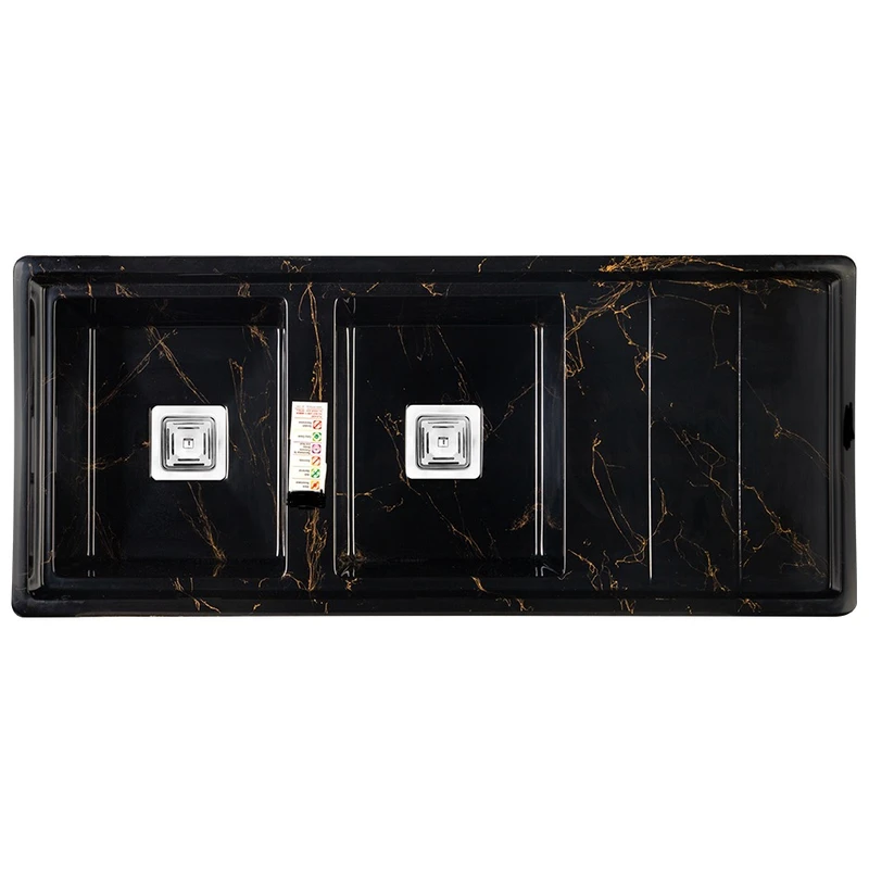 سینک ظرفشویی گرانیت توکار دو لگنه مدل 120MRT