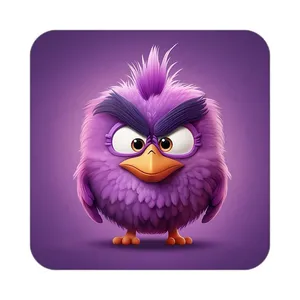 زیر لیوانی کاکتی طرح حیوانات کارتونی مدل mp27505