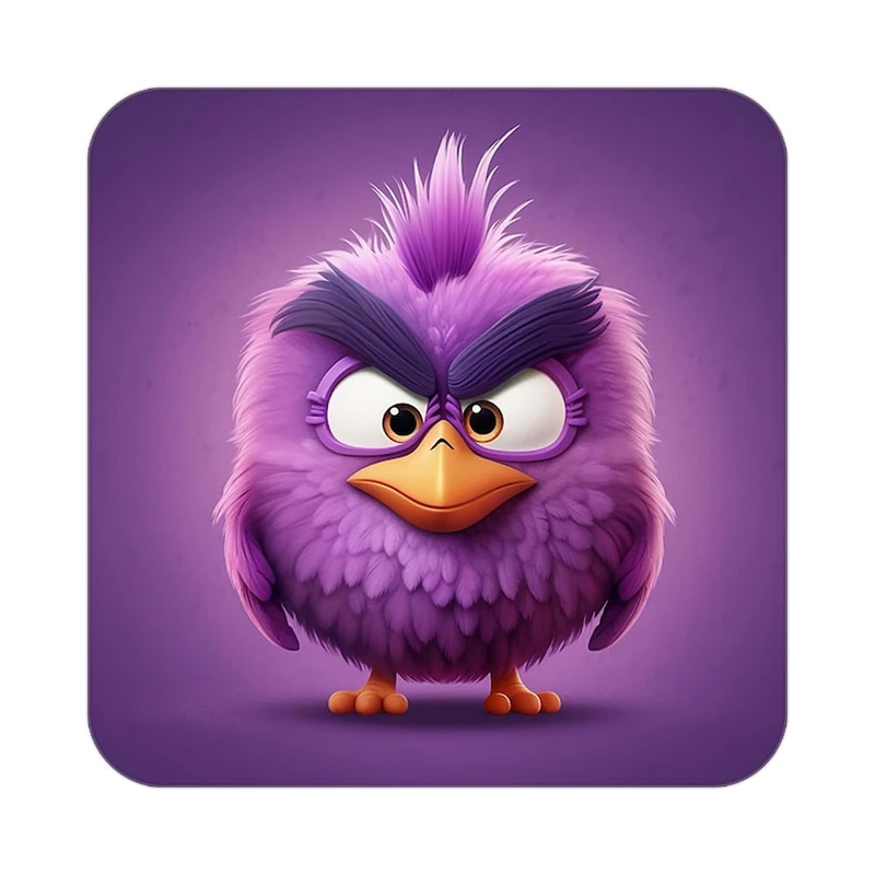 زیر لیوانی کاکتی طرح حیوانات کارتونی مدل mp27505