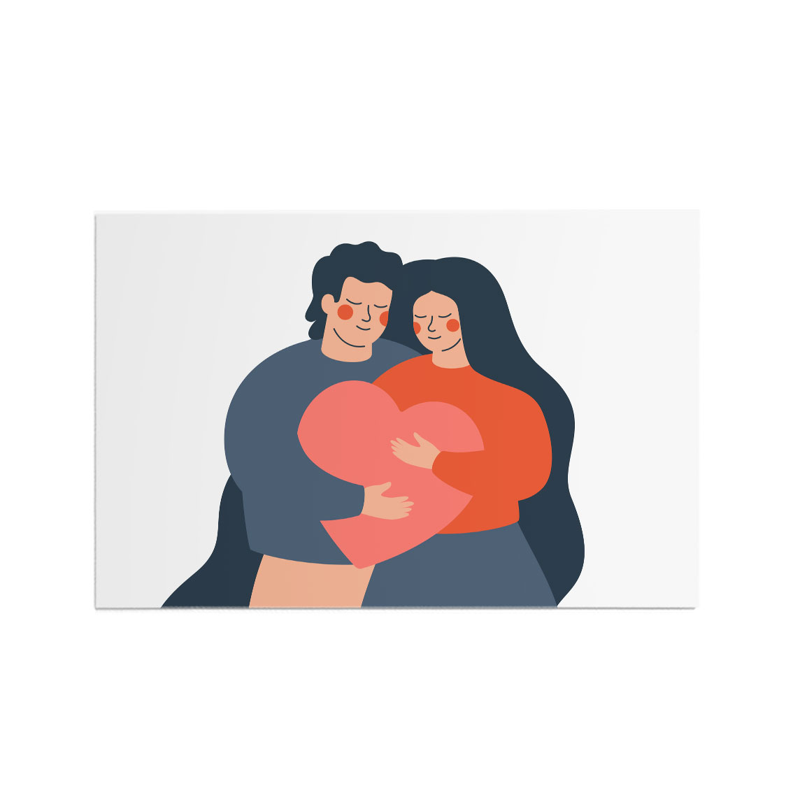 کارت پستال هورجین مدل عاشقانه ۴