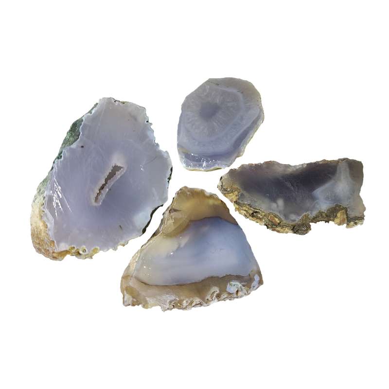 سنگ راف عقیق مدل f4444 مجموعه چهار عددی