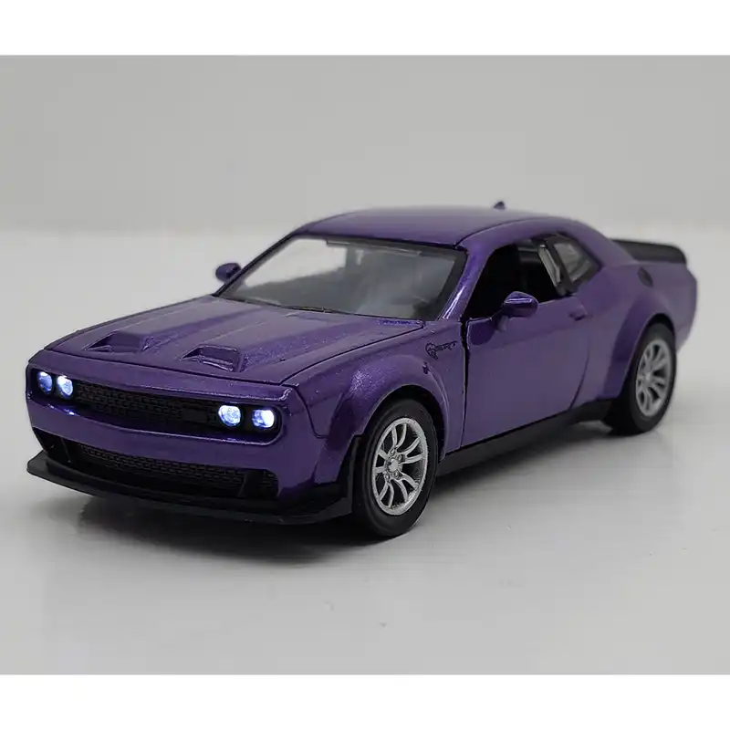 ماشین بازی ناب سل مدل فلزی عقب کش DODGE CHALLENGER SRT