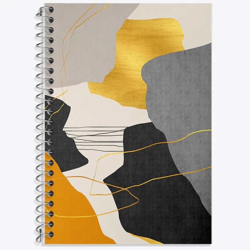 دفتر زبان 50 برگ خندالو مدل سه خط طرح دکوراتیو (decorative) کد F1931