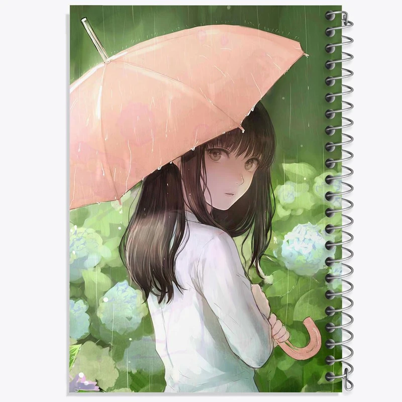 دفتر نت موسیقی 50 برگ خندالو مدل دختر انیمه ای کد 18095