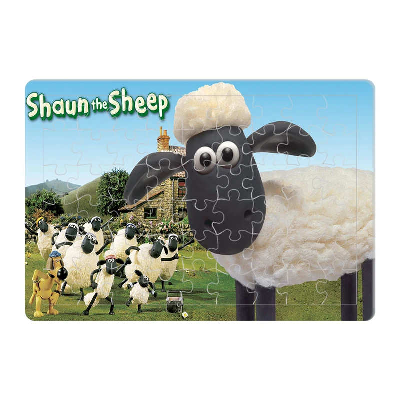 پازل 54 تکه هومرو مدل PL381 طرح انیمیشن بره ناقلا