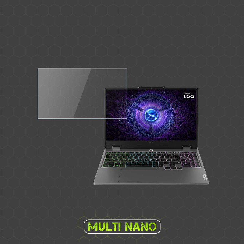 محافظ صفحه نمایش شفاف مولتی نانو مدل X-S1N مناسب برای لپ تاپ لنوو LOQ 15IAX9 15.6 inch 2024