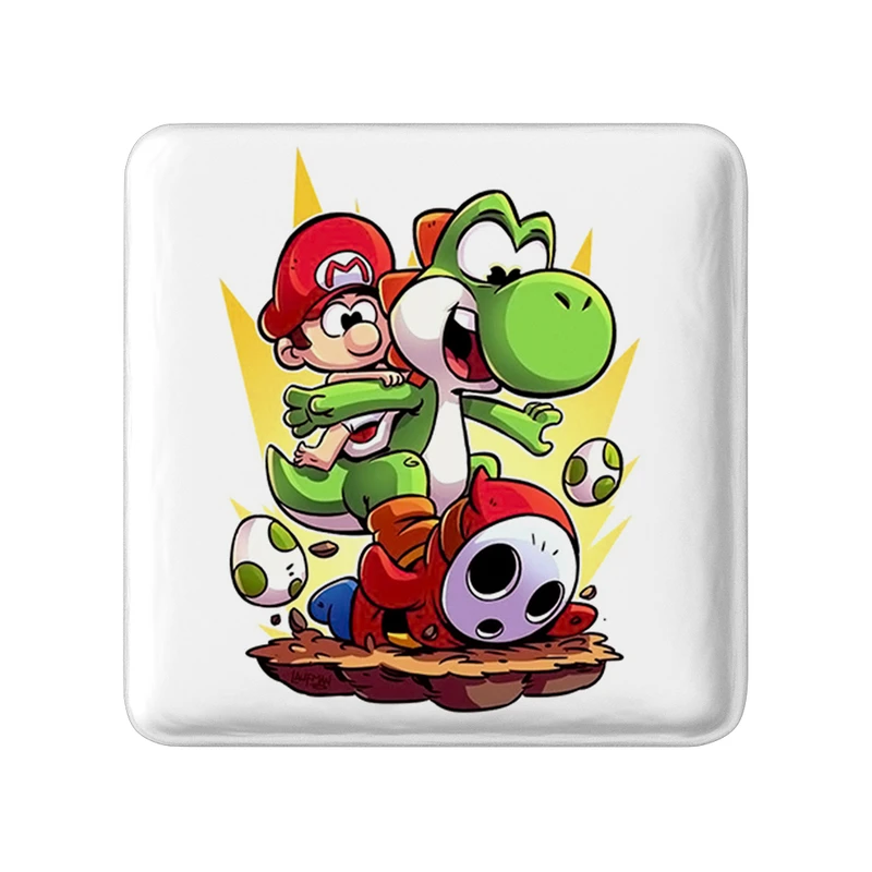 مگنت خندالو طرح سوپر ماریو مدل مربعی کد 30411