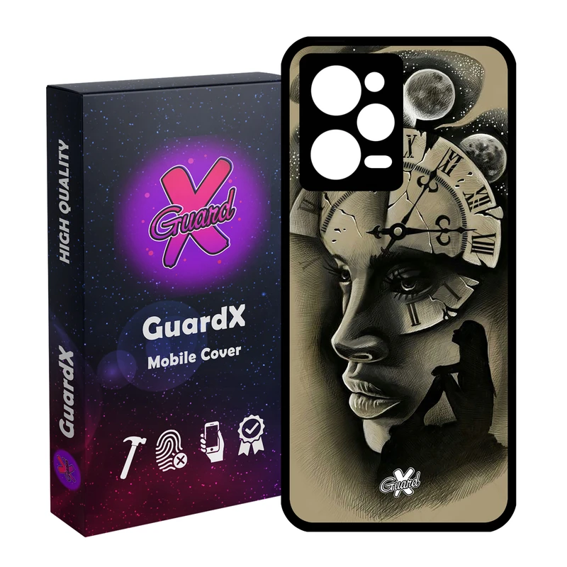 کاور گارد ایکس طرح Girl مدل Glass10353 مناسب برای گوشی موبایل شیائومی Redmi Note 12 Pro 5G/Poco X5 Pro 5G/Note 12 Pro Pro speed
