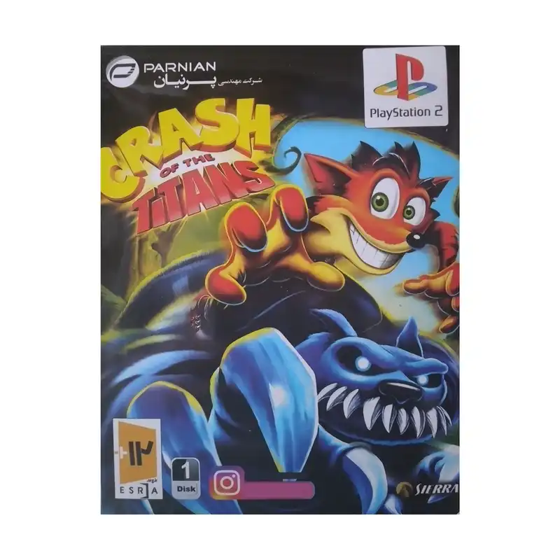 بازی CRASH OF THE TITANS مخصوص PS2 نشر پرنیان