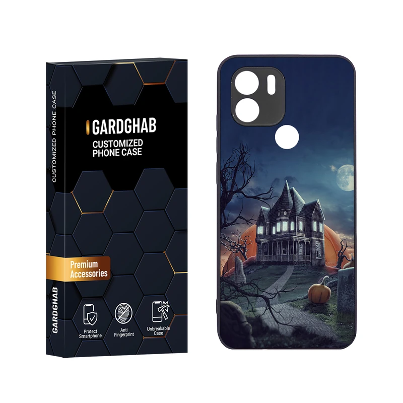 کاور گارد قاب مدل دور ژله ای هنری مناسب برای گوشی موبایل شیائومی Redmi A1 Plus / A2 Plus / Poco C50 / Poco C51