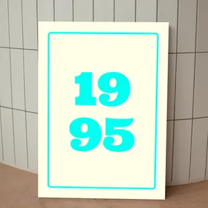 تابلو شاسی مدل سال تولد طرح 1995 میلادی کد 1020