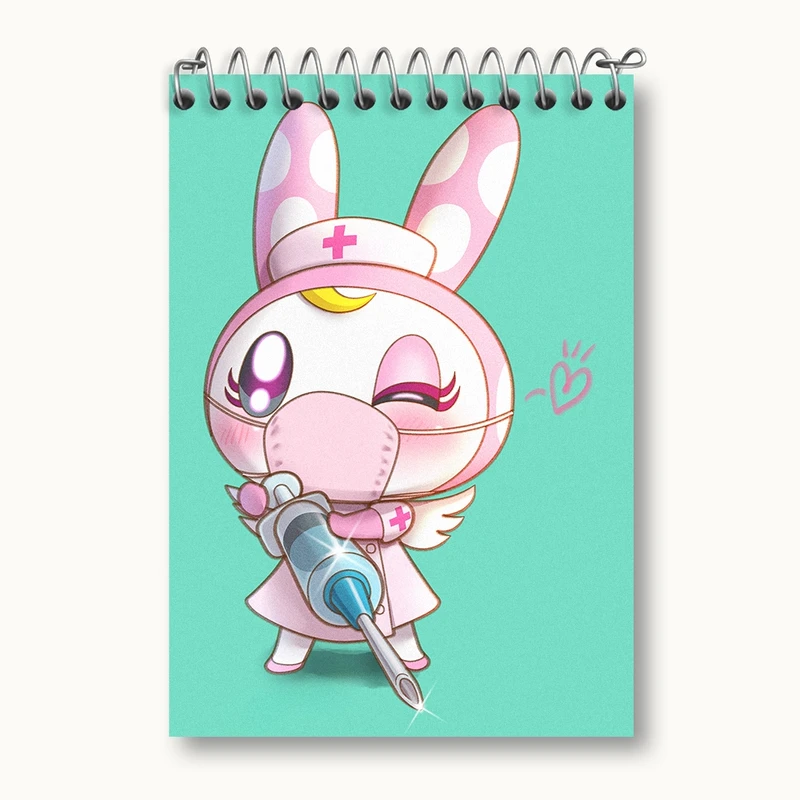 دفتر یادداشت 50 برگ خندالو مدل بازی انیمال کراسینگ (Animal Crossing) کد 32632