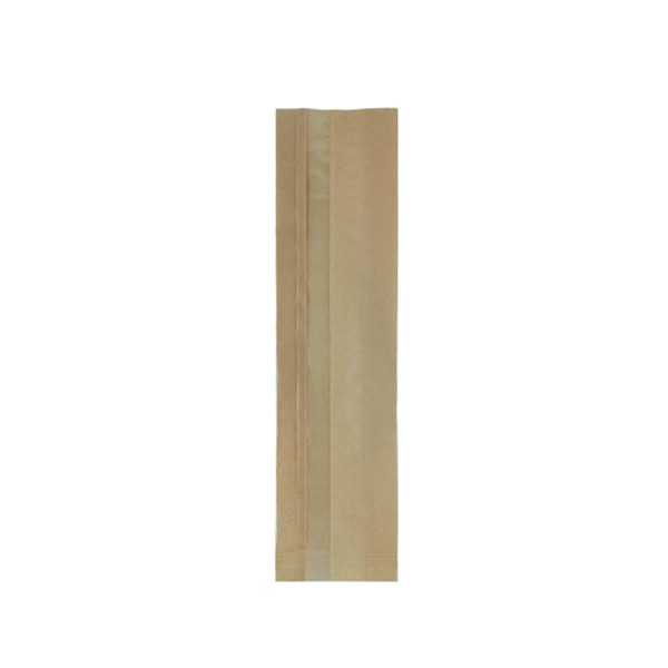 پاکت یکبار مصرف مدل کرافت پنجره دار 10×40 بسته 140 عددی