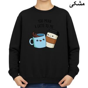 سویشرت زنانه مدل لیوان قهوه کد v17