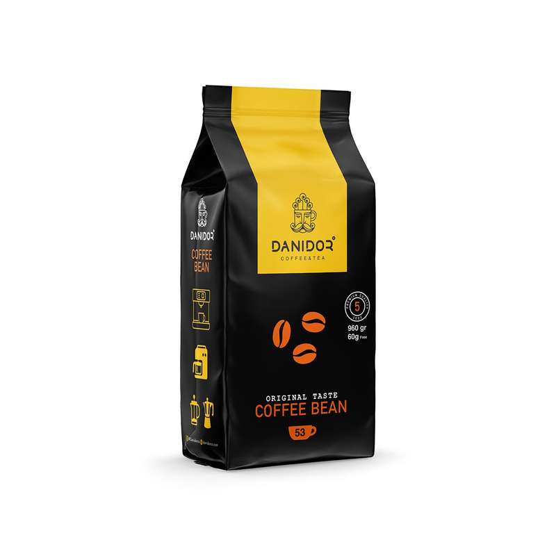  دانه قهوه ترکیبی دالی 100% عربیکا دانی دُر - 960 گرم