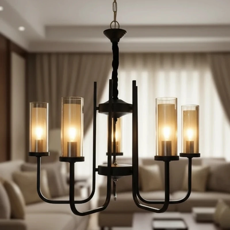 لوستر 5 شعله شاهان تک مدل RT/SHAHAN/5