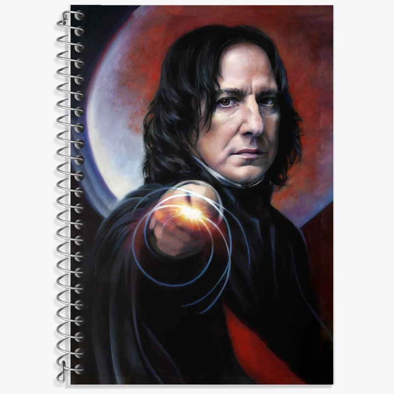 دفتر زبان 50 برگ خندالو مدل سه خط طرح اسنیپ هری پاتر کد F2447