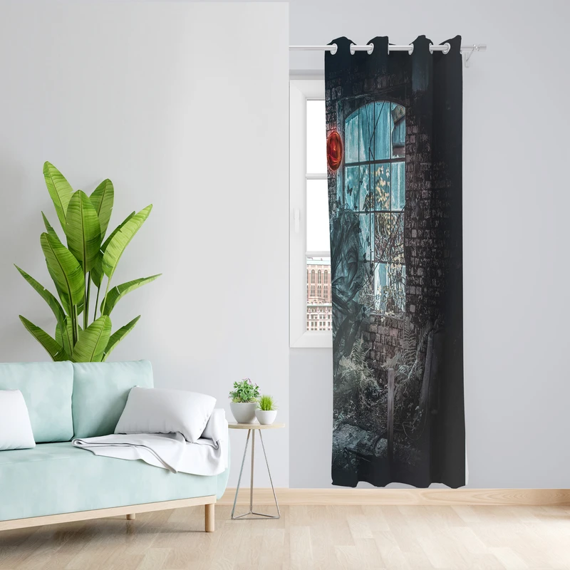 پرده مدل مخمل پانچی کد 2090 z سایز 140x200 سانتی متر