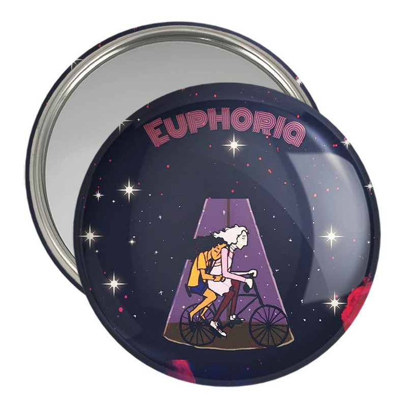 آینه جیبی خندالو مدل سریال سرخوشی Euphoria کد 13771 آینه جیبی خندالو مدل سریال سرخوشی Euphoria کد 13771
