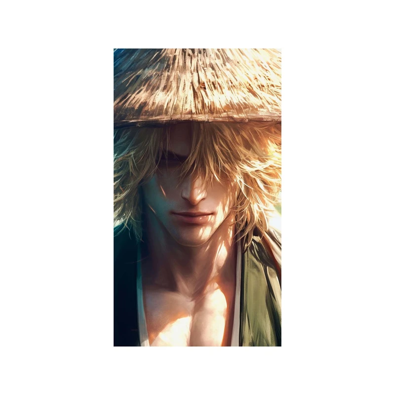 استیکر لپ تاپ و موبایل مدل انیمه طرح Bleach Kisuke Urahara کد 2889