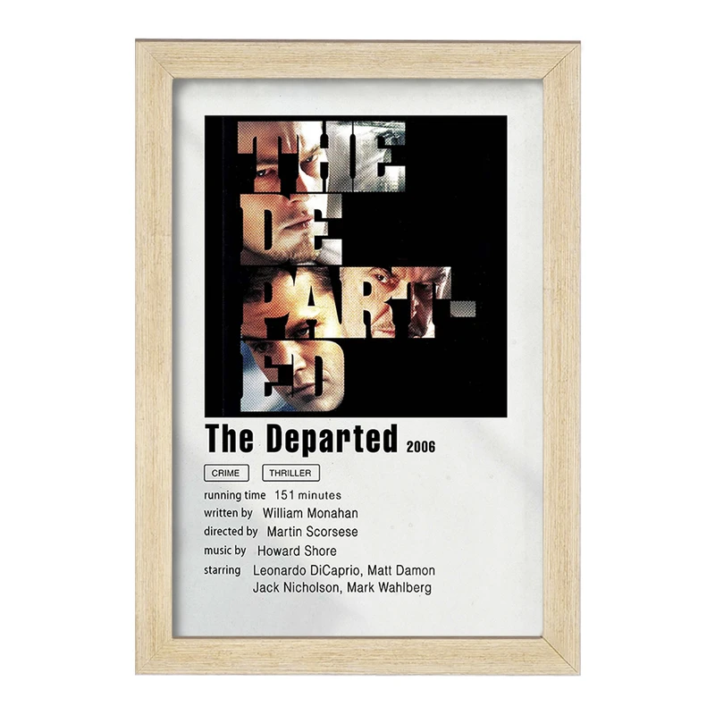 تابلو خندالو مدل جدا مانده (The Departed) کد F11323