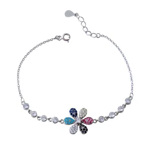   دستبند نقره زنانه بازرگانی میلادی کد DP_238