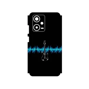 MAHOOT Electric Guitar Cover Sticker for Xiaomi Redmi Note 12 Pro Plus