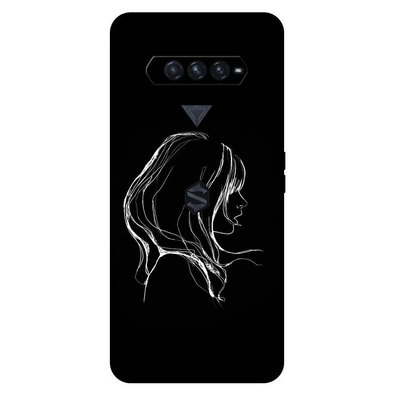 کاور مگافون طرح دخترانه مدل 7766 مناسب برای گوشی موبایل شیائومی Black Shark 4 / 4 Pro