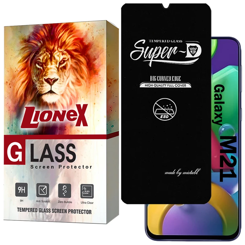 محافظ صفحه نمایش لایونکس مدل SUPERDNL مناسب برای گوشی موبایل سامسونگ Galaxy M21