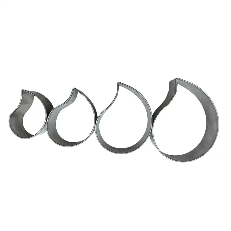 کاتر شیرینی پزی مدل بته جقه مجموعه 4 عددی