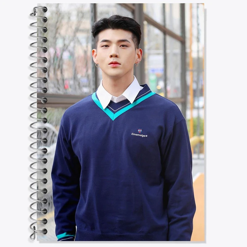 دفتر زبان 50 برگ خندالو مدل سه خط طرح بی ام گروه کارد Kard کد 20112