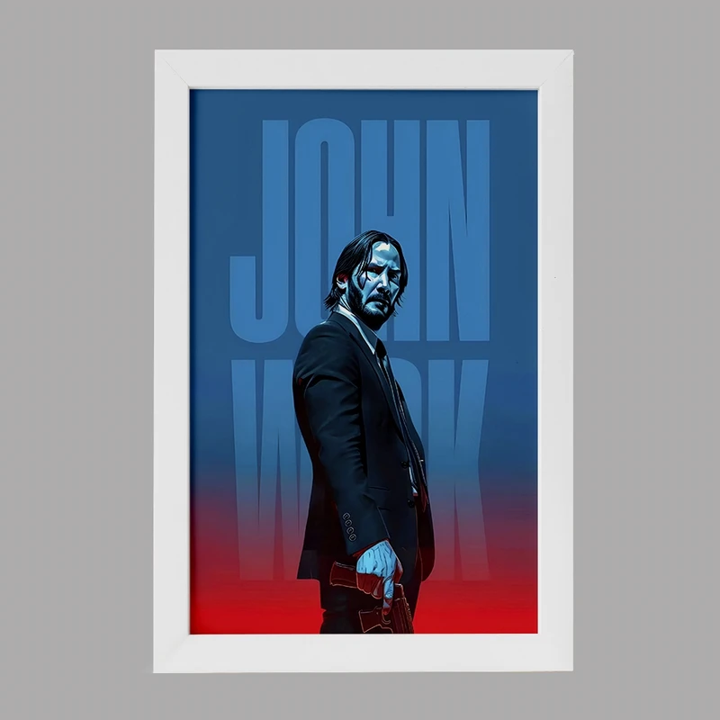 تابلو خندالو مدل جان ویک (John Wick) کد F5944