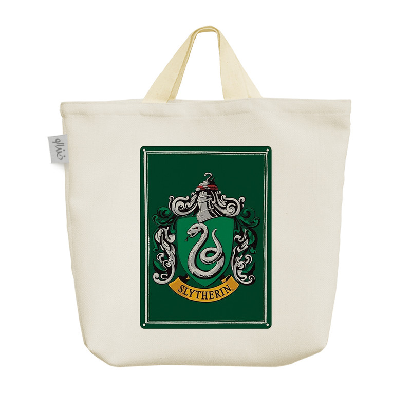 ساک خرید خندالو مدل گروه اسلیترین Harry Potter کد 1599