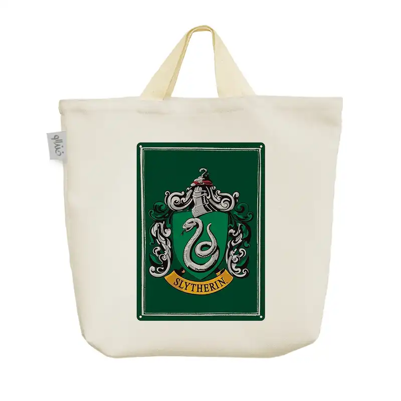 ساک خرید خندالو مدل گروه اسلیترین Harry Potter کد 1599