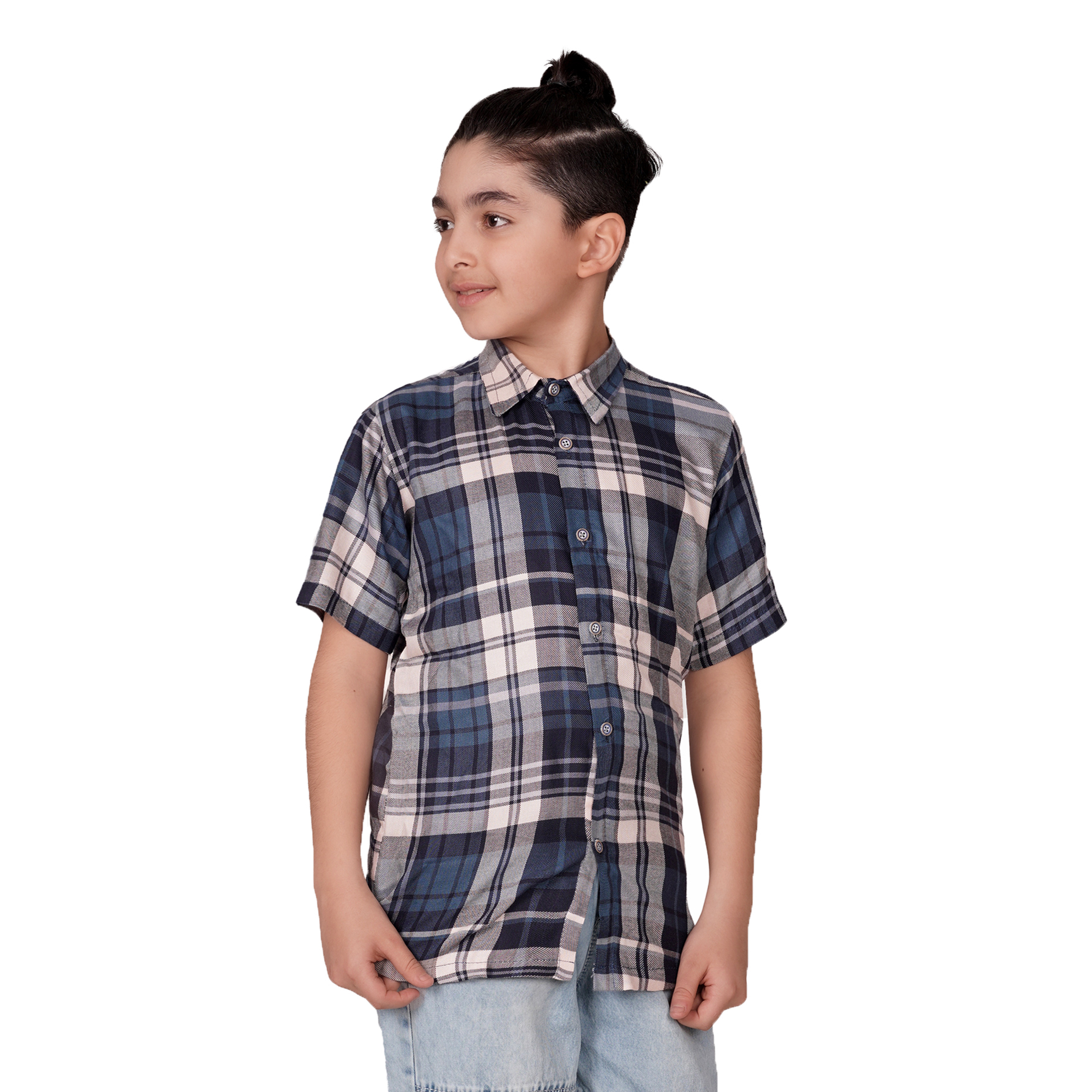 پیراهن پسرانه مدل چهارخانه کد KAM_A121232