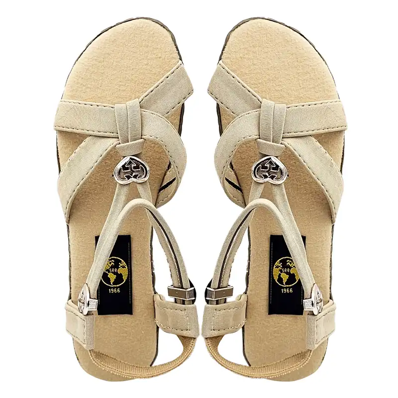 صندل زنانه سیی مدل رومی یونانی کد 2120.1