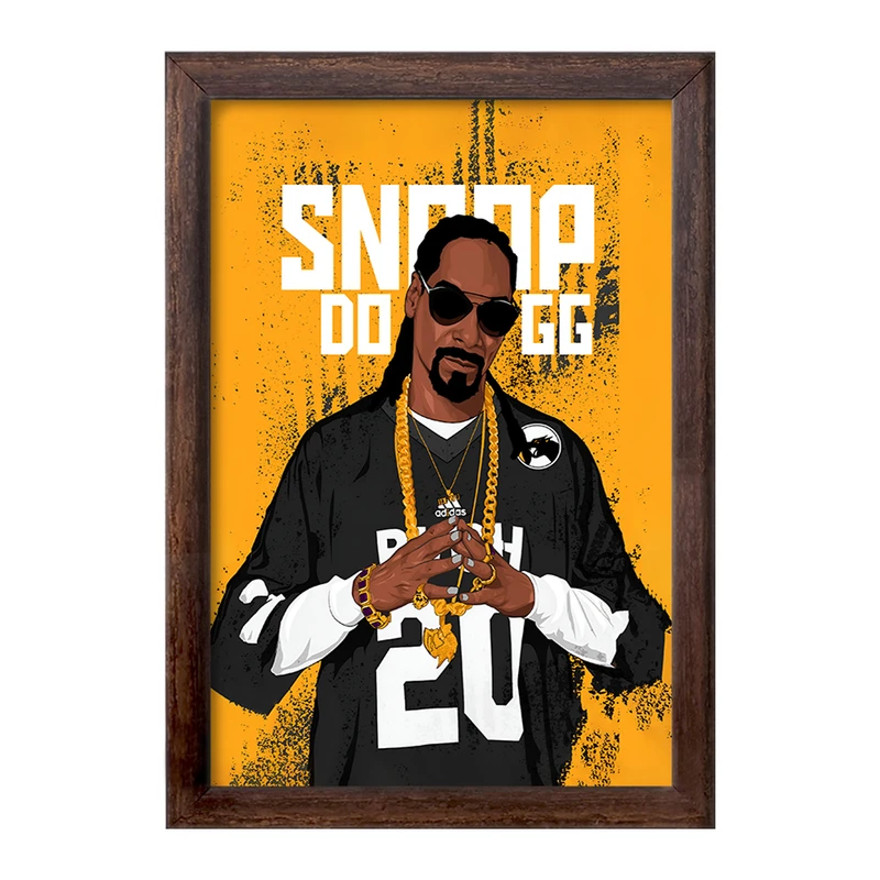 تابلو خندالو طرح اسنوپ داگ (Snoap Dog) کد F4635