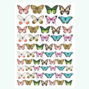 برچسب ترنسفر مدل پروانه کد 1244