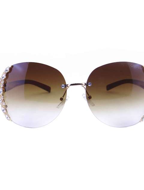 عینک آفتابی زنانه شانل مدل 1831 رنگ قهوه ای