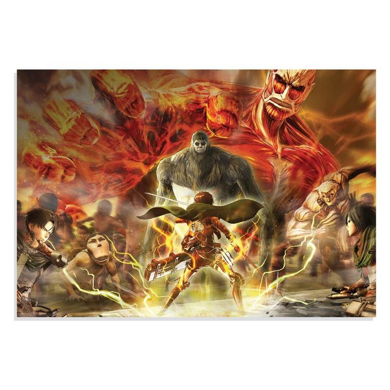 پوستر طرح انیمه حمله به تایتان ها Attack on Titan Anime مدل NV0525