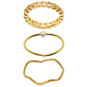 بند انگشتی زنانه کد RKH_1057 مجموعه 3 عددی