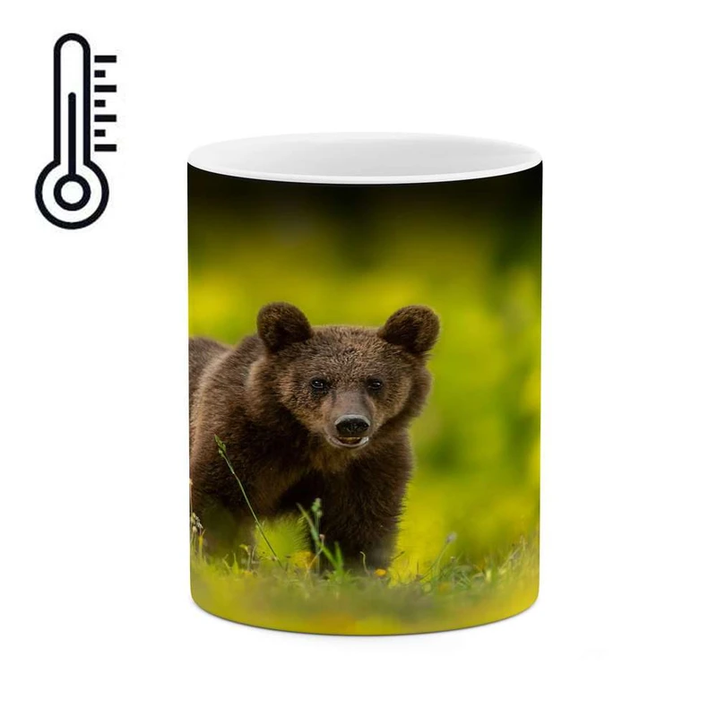 ماگ حرارتی کاکتی مدل خرس کد mgh16464