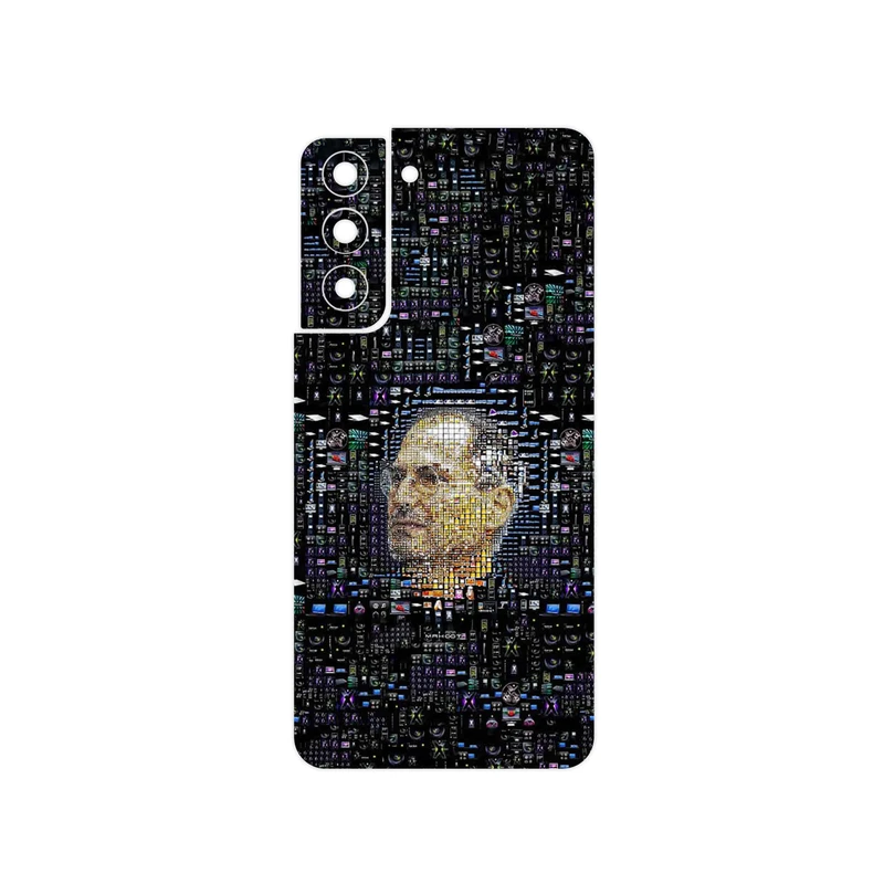 برچسب پوششی ماهوت مدل 2 Collage of Steve Jobs مناسب برای گوشی موبایل سامسونگ Galaxy S21 FE 5G