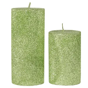 شمع مدل اکلیلی کد 363046 بسته دو عددی